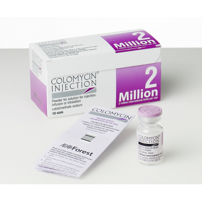 Colomycin 2 M I U vial ( Colistin / Colistimethate Sodium ) Powder for Injection , Infusion or Inhalation